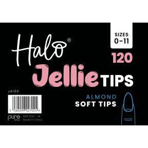 Halo Jellie Tips Almond 120 Sizes 0-11